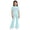 01x Mint Green, variant on Teen Outfits 2 Piece Size 6-12 Years Tween Girls Clothes 2PCS Sets Crop Tops & Flare Pants with Letter Print Summer Outfits