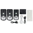 thumbnail image 2 of Intercom Doorbell, Long Range, with 2 Outdoor Units 1 Indoor Unit, Adjustable Settings, Versatile Application, User Friendly Design, Waterproof, 2 of 7