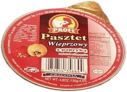 Profi Pork Village Pate with Peppers, 130g by