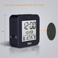 thumbnail image 5 of Reloj Despertador Digital Dcf, Termómetro, Higrómetro, Relojes De Mesa De Escritorio, 2 Alarmas Diarias, Función De Retroiluminación Automática Moyic HA024621-02, 5 of 5