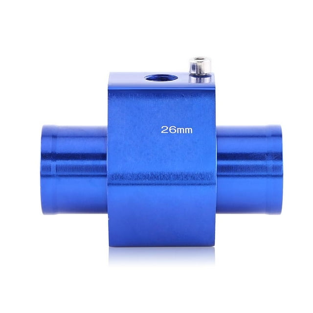 Greensen Universal Metal Car Water Temp Joint Pipe Hose Temperature Sensor Adapter Blue, Hose Adapter, Temperature Sensor Adapter