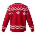 thumbnail image 4 of Fgnfyis Chandail pour Femmes avec Design Coloré pour Automne et Hiver Col Rond Tricot Chandails de Noël pour Femmes Rouge G, 4 of 8