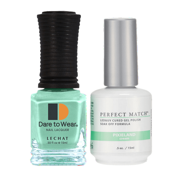 LECHAT - Perfect Match Pair of Soak off Gel   Matching Nail Polish, PMS196 Pixieland