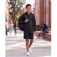 thumbnail image 7 of Real Essentials 3 Pack: Boys Fleece Lounge Shorts Sweat Sleep Pajama Athletic Casual Soft Comfy with Pockets, 7 of 7