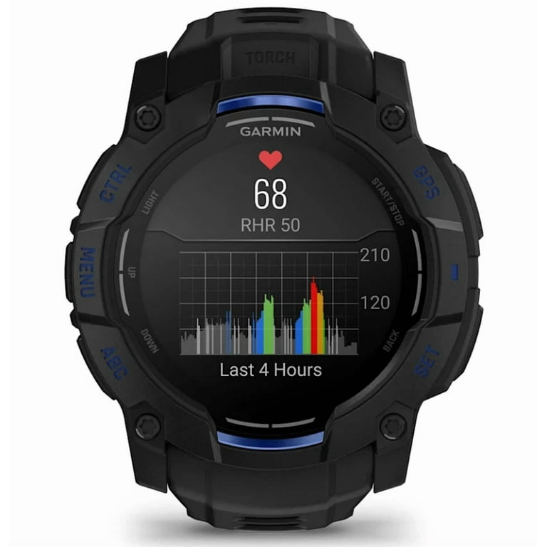 Garmin Instinct 3 Rugged Outdoor GPS Smartwatch – 50mm AMOLED