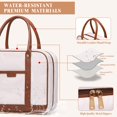 thumbnail image 3 of Neceser Bosidu Hanging Travel para mujer, resistente al agua, 3 of 6