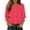 Y161#Red, variant on Ichuanyi Women's Print Button Down Shirts 3/4 Sleeve Lightweight Summer Cardigan Casual V Neck Three Quarter Length Cute Tops