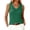 Dark Green #026, variant on Womens 100% Merino Wool Sweater Tank Tops Sleeveless Lightweight V Neck Soft Knit Vest Business Casual Summer Clothes, L