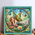 thumbnail image 2 of Kit Punto Cruz para Niña Bordado Con Hilo Algodón Ecológico 11CT Arte 45x45cm, 2 of 9
