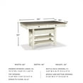 thumbnail image 6 of Ashley Bolanburg Engineered Wood Counter Height Dining Table in Two-Tone, 6 of 6