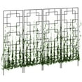 thumbnail image 1 of Outsunny 72" Garden Trellis Pack of 4, for Roses, Vine, Cucumber, Clematis, 1 of 10