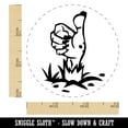 thumbnail image 2 of Zombie Hand Thumbs Up Halloween Good Job Rubber Stamp for Scrapbooking Crafting Stamping - Small 3/4 Inch, 2 of 7