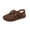 Brown, variant on Toddler Sandals Girl Summer Hollow Breathable Princess Shoes Shallow Soft Lightweight Clogs for Girls Shoes 2-6 Y