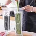 thumbnail image 5 of 45 Pack Reusable Food Storage Bags, Long Vegetable Bags With Sealing Closure,Clear Refrigerator And Freezer Organizer Bags For Produce Leftovers Meal Prep Kitchen Storage, 5 of 5