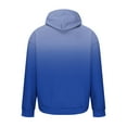 thumbnail image 4 of DODADAWANJ Hoodie Sweatshirts for Men Fashion Gradient Graphic Hooded Pullovers Big and Tall Long Sleeve Hoodies with Pockets Blue M, 4 of 5