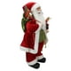 Northlight 24" Rouge et Blanc Père Noël Claus avec des Cadeaux et Tambour Figure de Noël – image 3 sur 5