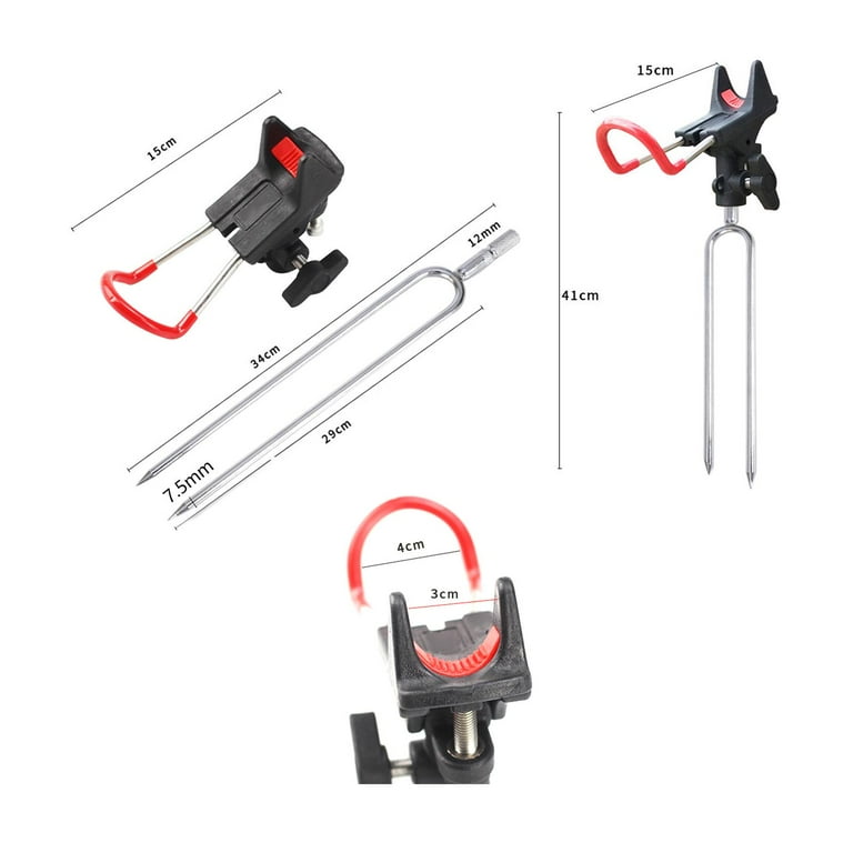 Fishing Rod Holder for Bank Fishing Bracket Fishing Pole Holder Ground  Adjustable Fishing Rod Rack Stand for Beach River Birthday Gift - Walmart .com