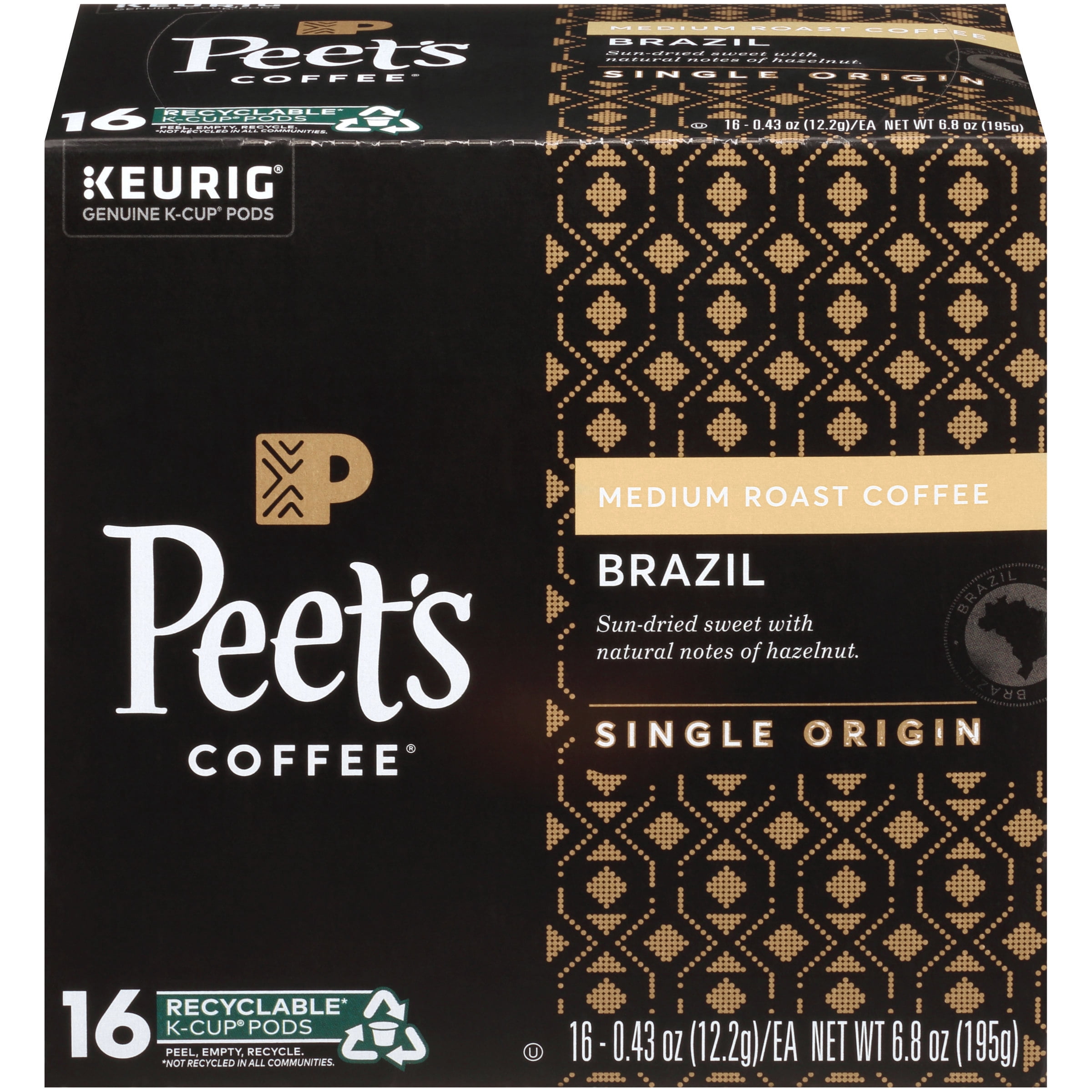 Brazil Medium Roast Coffee K-Cup 