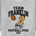 thumbnail image 3 of Peanuts - Team Franklin - Men's Crew Neck Fleece Pullover, 3 of 6