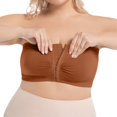 thumbnail image 2 of Seductiva Clothing Tube Tops Women's Simple Solid Bra Comfy Breathable Tube Bra Strapless Crop Tops, 2 of 9