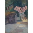 thumbnail image 2 of Ľudovít Pitthordt 11x14 Black Ornate Wood Framed Double Matted Museum Art Print Titled: Spring Motif with a Bouquet (1900), 2 of 5