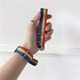 thumbnail image 4 of Pulsera del orgullo Pulsera LGBT arcoíris Pulsera ajustable del orgullo gay Pulsera de la amistad para lesbianas y bisexuales, 4 of 7