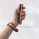 thumbnail image 4 of Pulsera del orgullo Pulsera LGBT arcoíris Pulsera ajustable del orgullo gay Pulsera de la amistad para lesbianas y bisexuales, 4 of 7