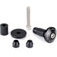 thumbnail image 5 of (Negro) Contrapesos para manillar de motocicleta de 7/8", tapa de empuñadura de manillar, tapón antivibración, apto para motos de cross Yamaha Kawasaki, 5 of 5