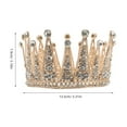 thumbnail image 2 of LOLIPPYY Crown For Women Crystal Rhinestone Wedding Tiara Princess Headband Queen Hair Accessories For Birthday Prom Wedding Party, 2 of 7