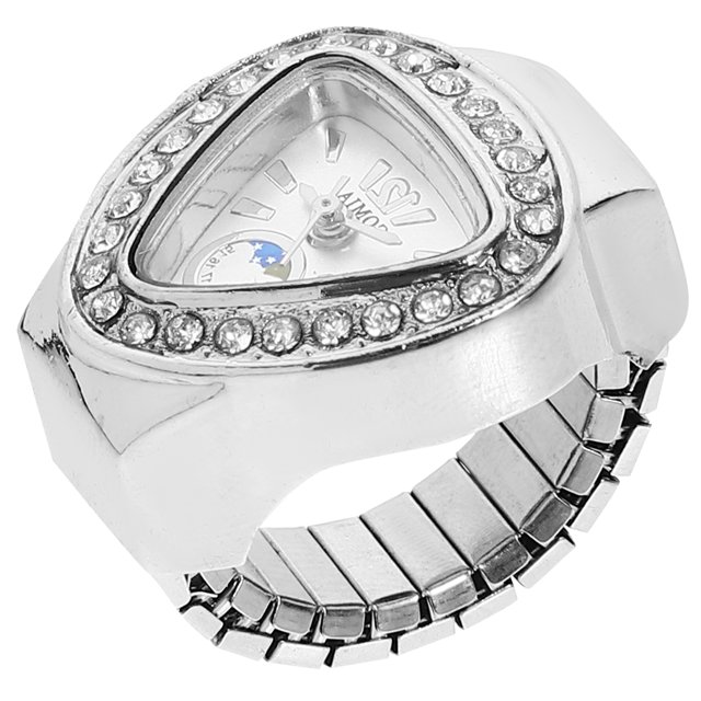 SHISUYAN Ring Watch Glass 1Pcs For Family Members Gift Giving 0.98X0.98X0.98Inch