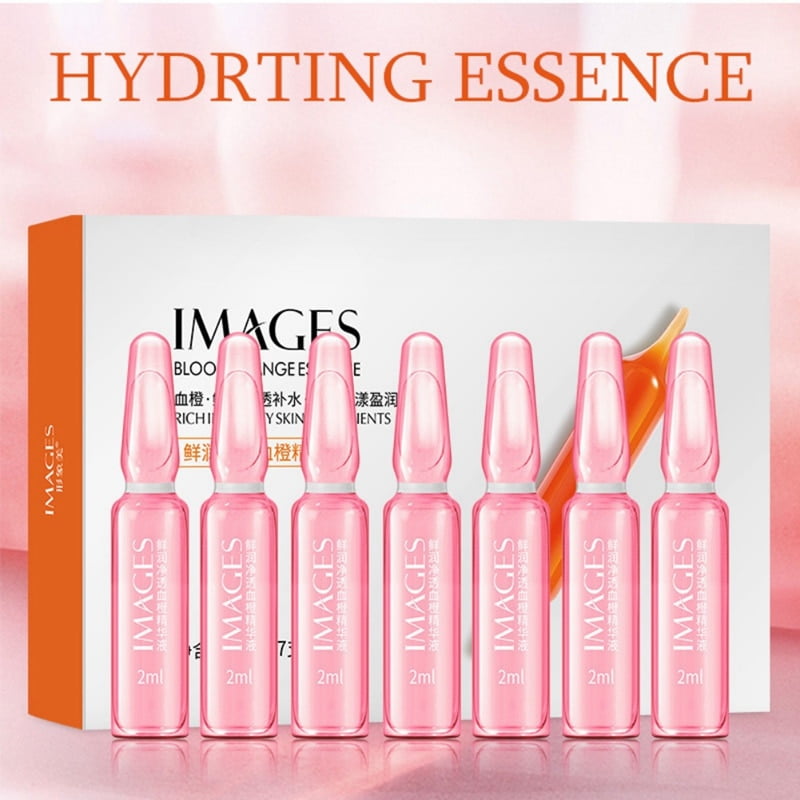 Pretty Comy Orange Blood Essence Set Perfect Vitamin C Ampoule Essence Anti-Darkness Whitening Brightening The Skin