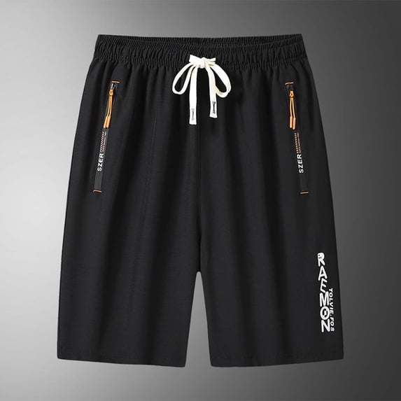 Icyshorts Men Ice Silk Stretch Quick-Dry Shorts Lightweight Breathable Iced Active Shorts
