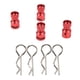 thumbnail image 1 of Localizador de orificios de columna de montaje de carcasa de cuerpo RC, 4 piezas de metal Localizador de orificios de carcasa de cuerpo RC Localizador de orificios de montaje de carcasa de cuerpo RC Acabado de lujo Jadeshay A, 1 of 8