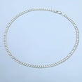 Suplight 925 Sterling Silver Necklace, Cuban Link Chain, Hypoallergenic, Ideal Gift