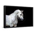 thumbnail image 1 of Arabian Horse Head Isolated on Black Background, Animals Framed Art Print Wall Art by Alexia Khruscheva Sold by Art.Com, 1 of 5
