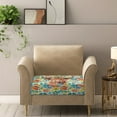 thumbnail image 5 of ZUXONGSY Highland Cow Couch Cushion Cover Floral Sofa Cushion Dust Cover Individual Couch Cushion Covers Stretchable Furniture Covers for Living Room Decoration 25x27.5x9 in, 5 of 5