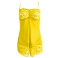 VBARHMQRT Strappy Lingerie Women's Sexy Dress Lace Mesh Suspended