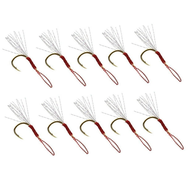10x Small Fishing Hooks, Strong Fishhooks, Fishing Accessories for  Freshwater/Seawater 14, 21mm 24mm 26mm 