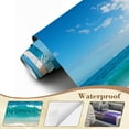 thumbnail image 4 of Wallpaper Sea Beach Nature Landscape Sky Sun Ocean Waves Sandy Beach Peel and Stick Wall Murals 69"H x 96"W Removable PVC Wall Paper Self-Adhesive Wall Decor for Bedroom Living Room, 4 of 7