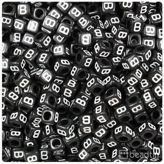 Buy Paracord alphabet letter beads Black K at 123Paracord
