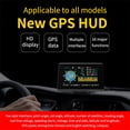 thumbnail image 3 of Velocímetro Digital Gps Para Coche Hud Con Pantalla Táctil Resistente Al Agua Gps Hud Head-Up Display Km/H Y Mph Medidor De Velocidad De Altitud De Tiempo Inevent VI011786-00, 3 of 6