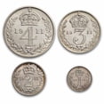 thumbnail image 2 of 1911 Great Britain Silver 4-Coin Maundy Set George V, 2 of 2