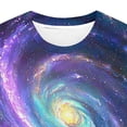 thumbnail image 3 of Blusas para las Mujeres Casual Manga Corta Cuello Redondo Impreso Suéter Camiseta de Moda Suave, 3 of 5