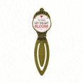 thumbnail image 1 of You Make My Heart Bloom Valentine Bookmark Retro Office Label Page Marker, 1 of 4