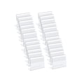 thumbnail image 4 of 100 piezas Mini soportes de exhibición de letreros acrílicos 4x2cm resistentes para exhibición de información accesorio transparente multiusos en, 4 of 8