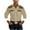 Mens Shirts Khaki, variant on S-5X Plus Size Shirts for Men with Pockets Long Sleeve Big & Tall T-Shirts Button-Down Collared Casual Color-Block Cowboys Tshirts Tops