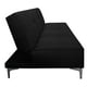 thumbnail image 3 of Sofa Cama Reclinable El Bazar Store Milo Terciopelo Negro , Futon 3 posiciones, Sala, 3 of 5