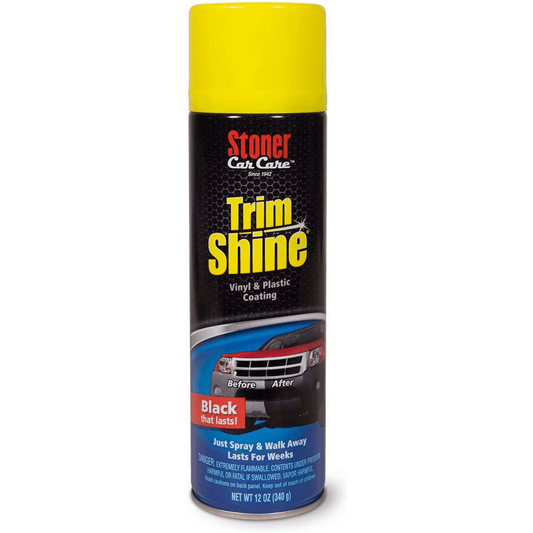 Stoner Car Care 91034-12PK 12-Ounce Trim Shine Protectant Aerosol Restores Dull or Faded Interior and Exterior Plastic Renew Bum