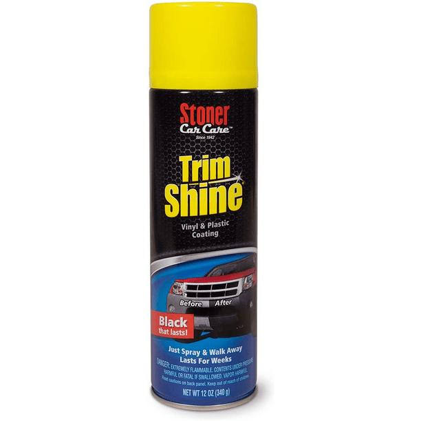 Stoner Car Care 91034 12Ounce Trim Shine Protectant Aerosol Restores