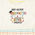 thumbnail image 4 of Inktastic My Aunt Graduated and I'm Super Proud Girls Baby Dress, 4 of 5